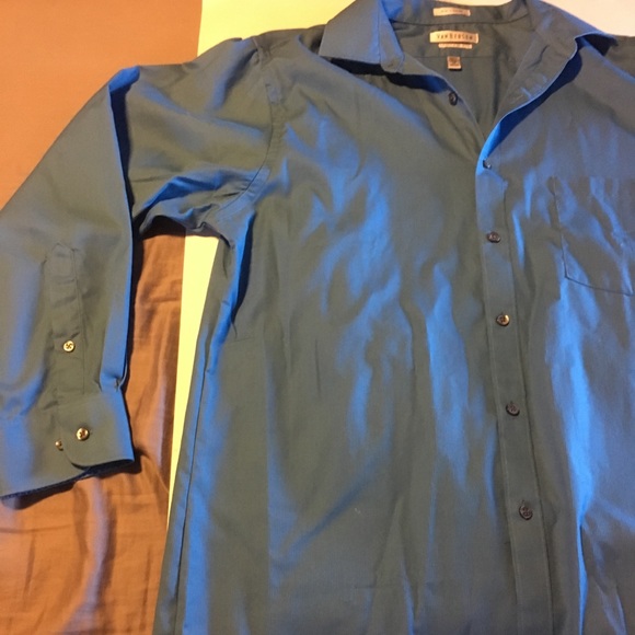 Blue Van Heusen classic fit long sleeve - Picture 5 of 8